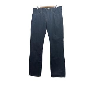 Express Jeans Mens Size 38x34 Dark Wash 5pocket Denim Jeans Straight Leg Rocco
